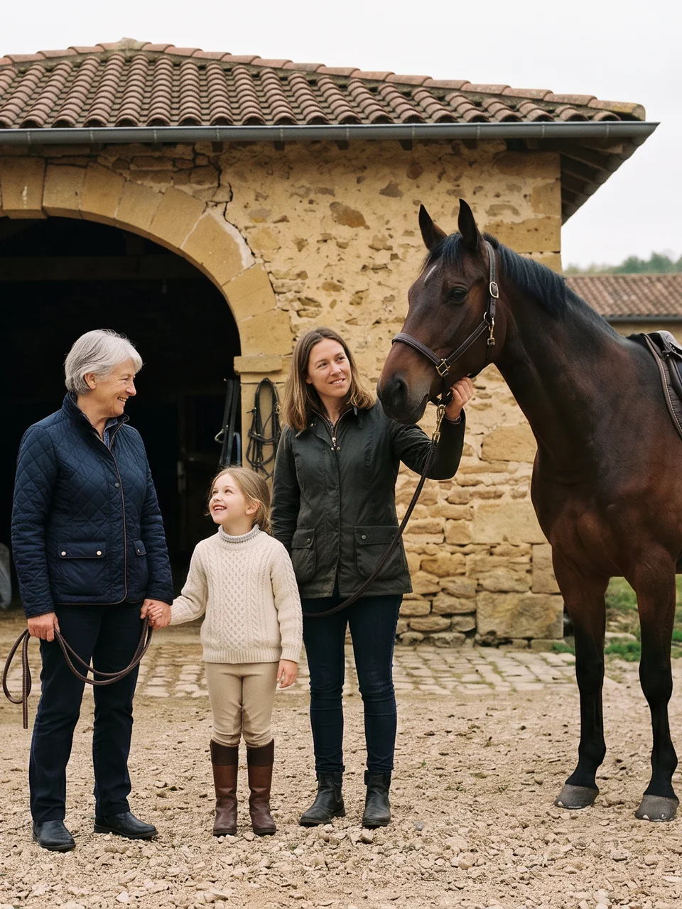 L'équipe, Les Poneys de Chastellus, centre équestre à Alba-la-Romaine